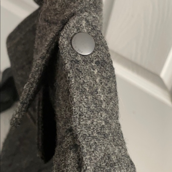 Rag & bone Harris Tweed jacket w‎ leather sleeves size 2 - Picture 9 of 16